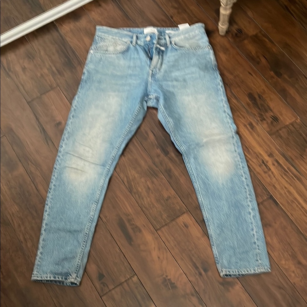 Men's Light Blue Jeans - Closed Clothing- tapered cooper 30x30